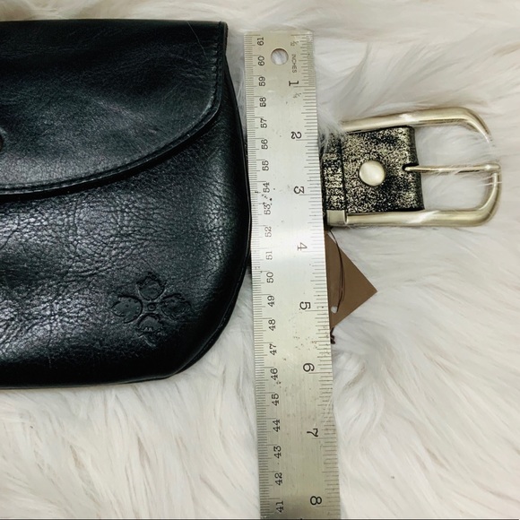 Patricia Nash Chain Link Metallic Distressed Belt w/Bag